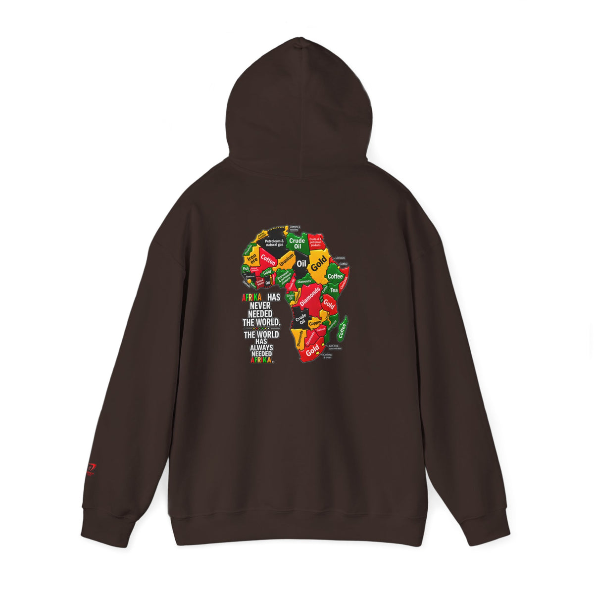 Afrika Map Hoodie – African Pride Pullover Sweatshirt