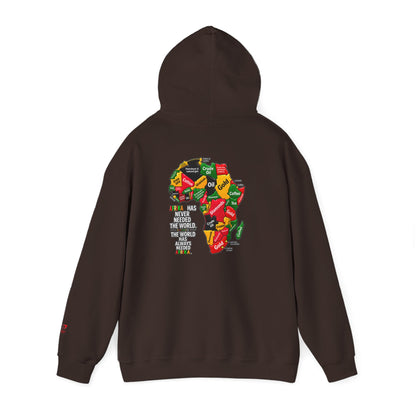 Afrika Map Hoodie – African Pride Pullover Sweatshirt