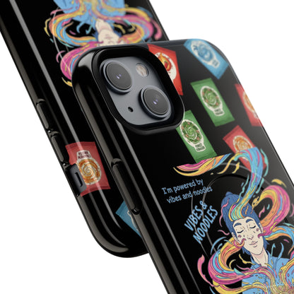 Noodle Lover Phone Case: Vibrant Cute Foodie Magnetic Anime Style