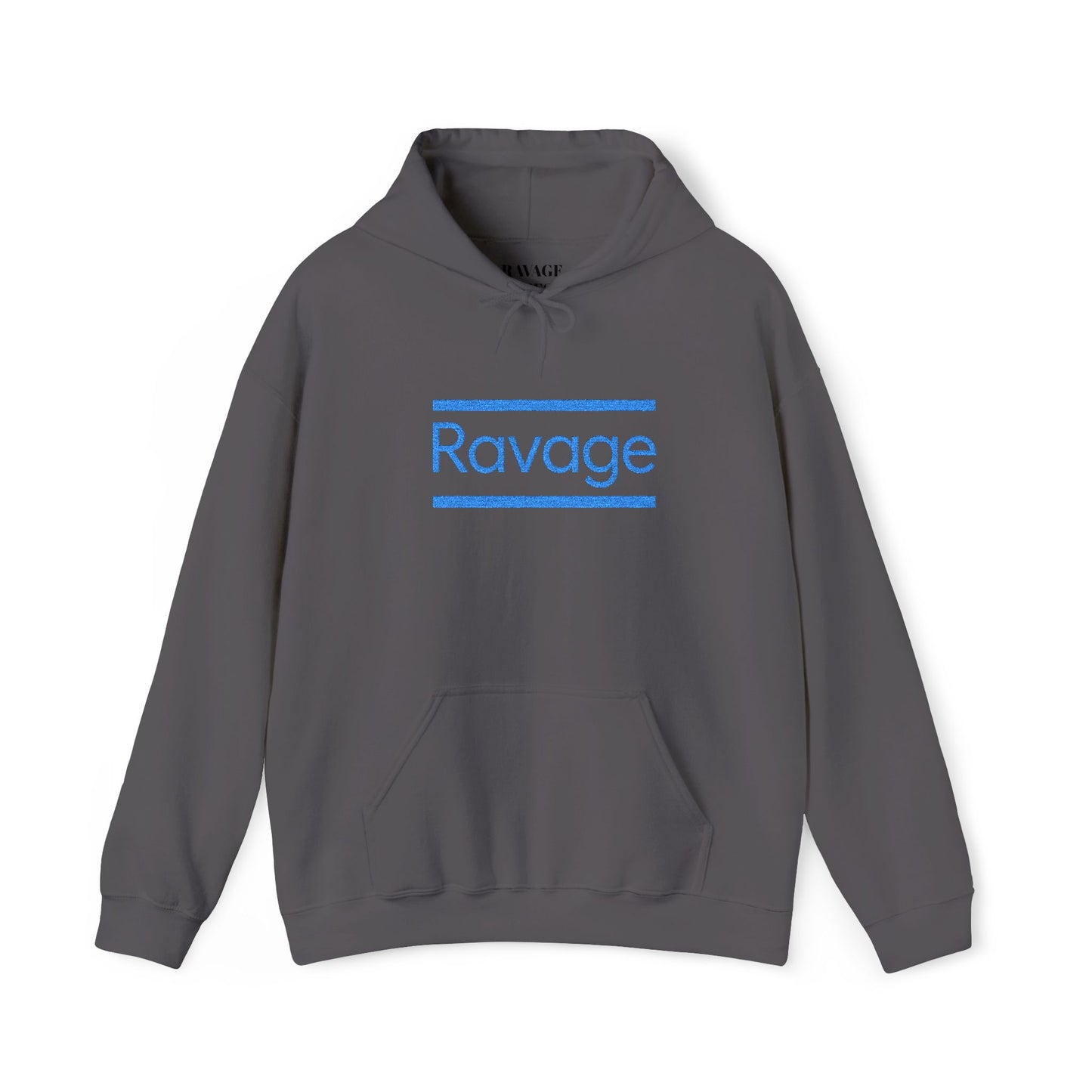 Ravage Blue Embroidered Hoodie