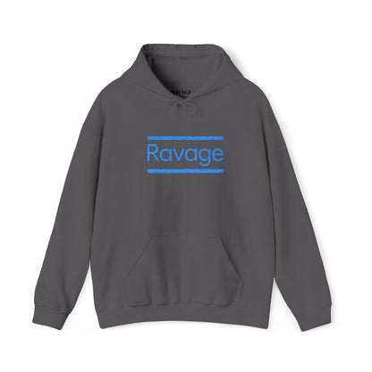 Ravage Blue Embroidered Hoodie