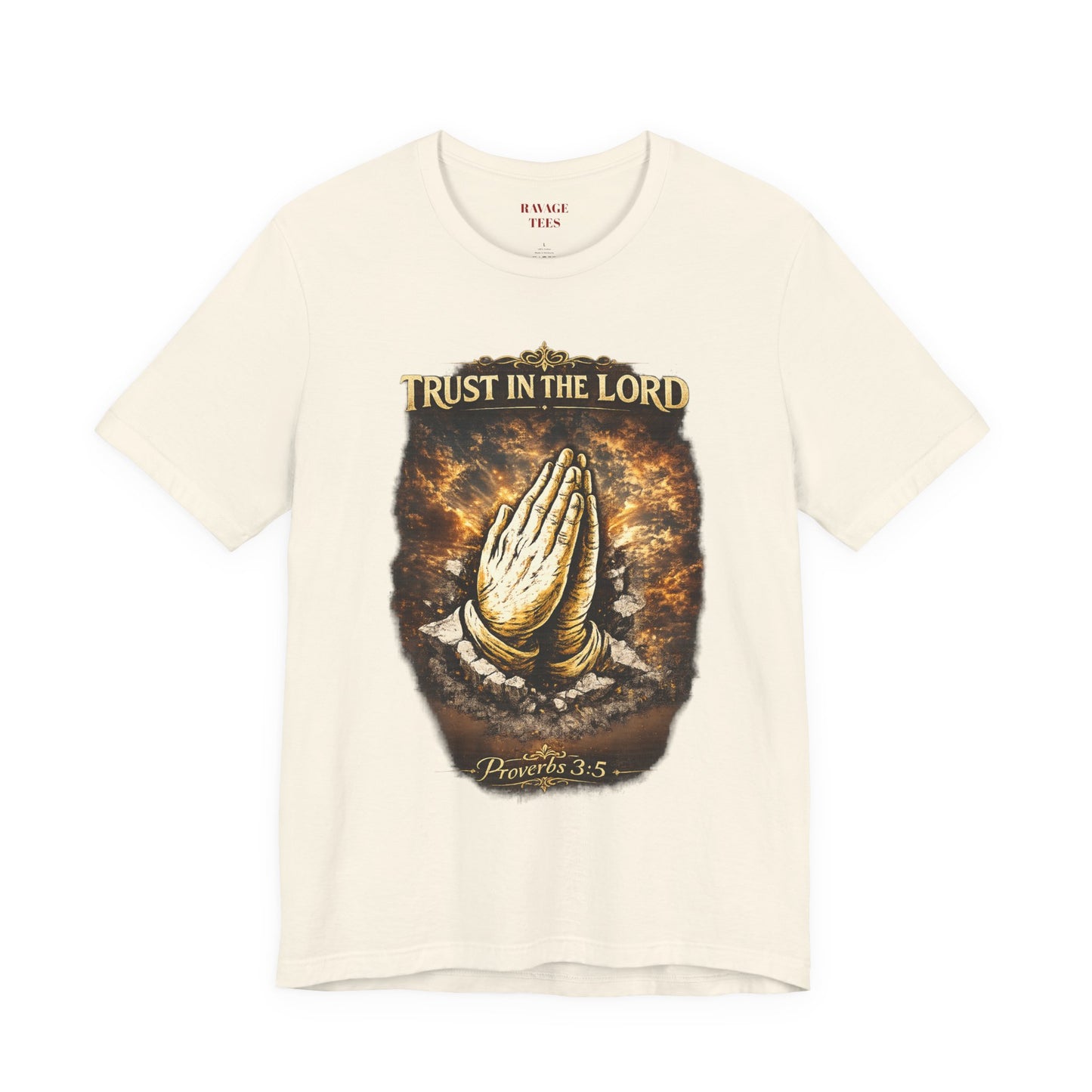 Trust in the Lord Praying Hands Tee (Proverbs 3:5)
