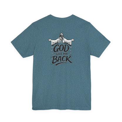 Faith Graphic Tee — 'God Got My Back' Christian T-Shirt