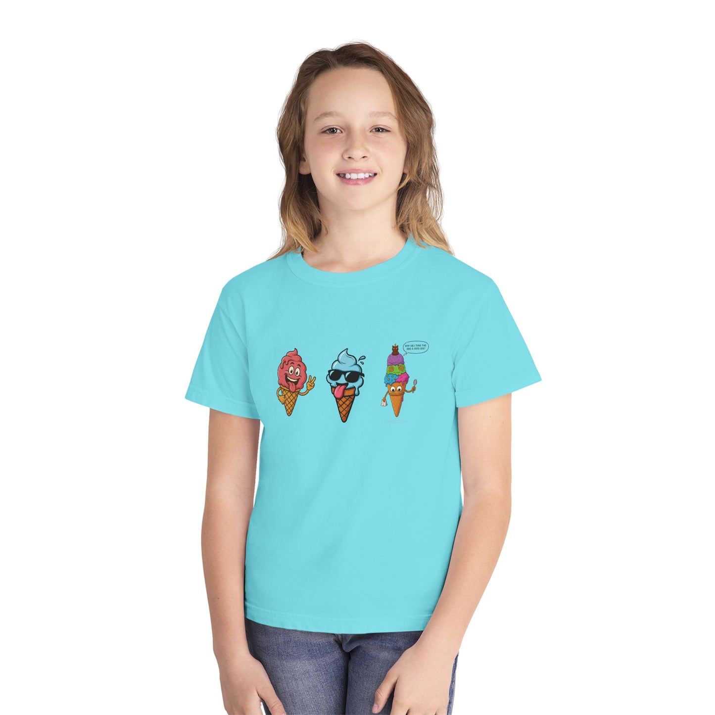 Cool Ice Cream Youth Tee: Fun Midweight Summer T-Shir