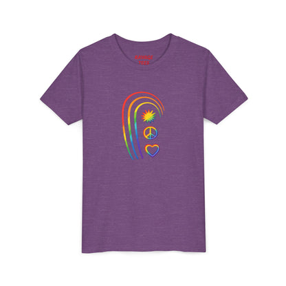 Youth Rainbow Peace & Love Tee