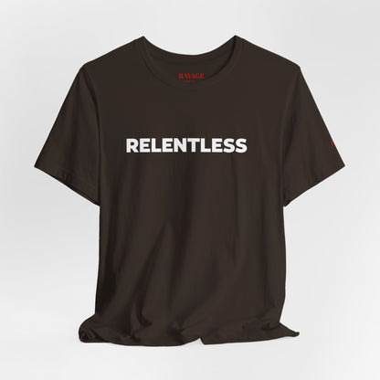 Relentless Graphic Tee — Motivational Athletic T-Shirt