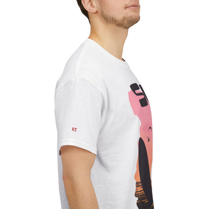 California Surf Unisex Heavy Cotton Tee, Summer Vibes T-Shirt, Beach Life Shirt, Surfing Gift, Vacation Wear, Casual Apparel