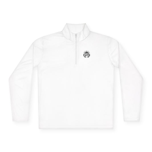 Unisex FAITH Quarter-Zip Pullover | Athletic & Casual Fall Layer