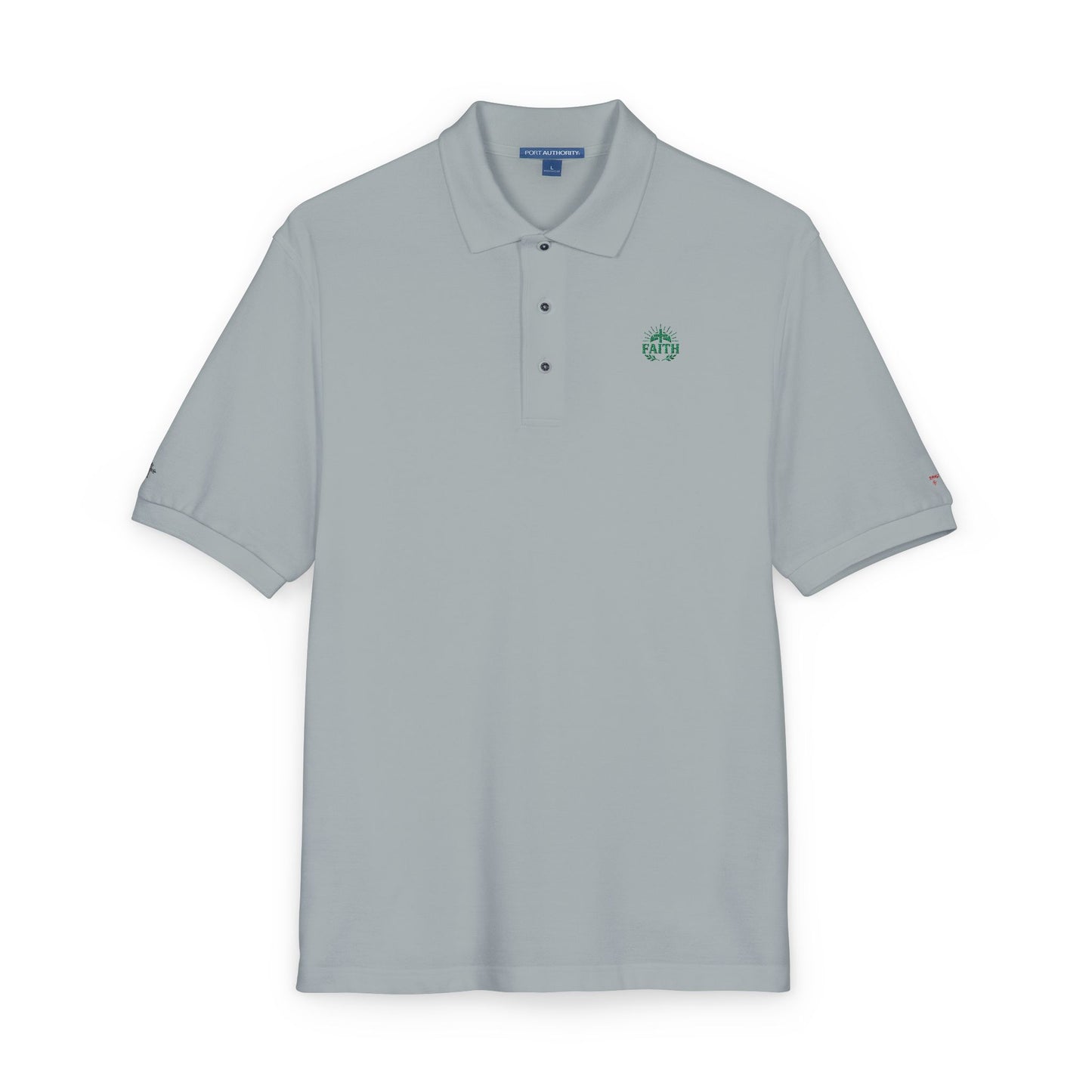 Faith Embroidered Unisex Polo Shirt