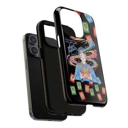 Noodle Lover Phone Case: Vibrant Cute Foodie Magnetic Anime Style