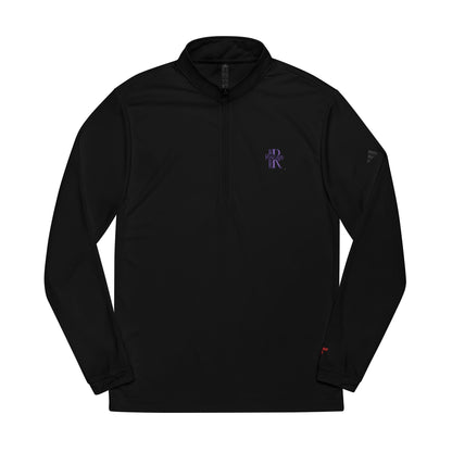 RAVAGE Embroidered Quarter-Zip Pullover — adidas® Performance Golf Top