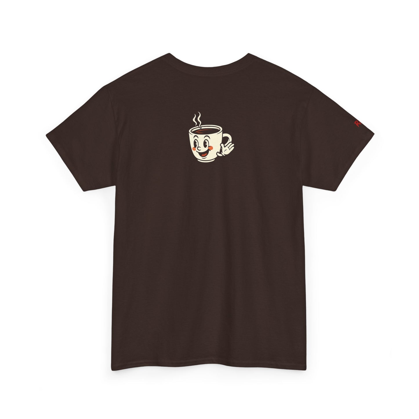 Coffee Lover's Unisex Tee - I Run on Chaos and Caffeine, Funny T-Shirt, Gift for Coffee Enthusiasts, Casual Wear, Relaxed Fit