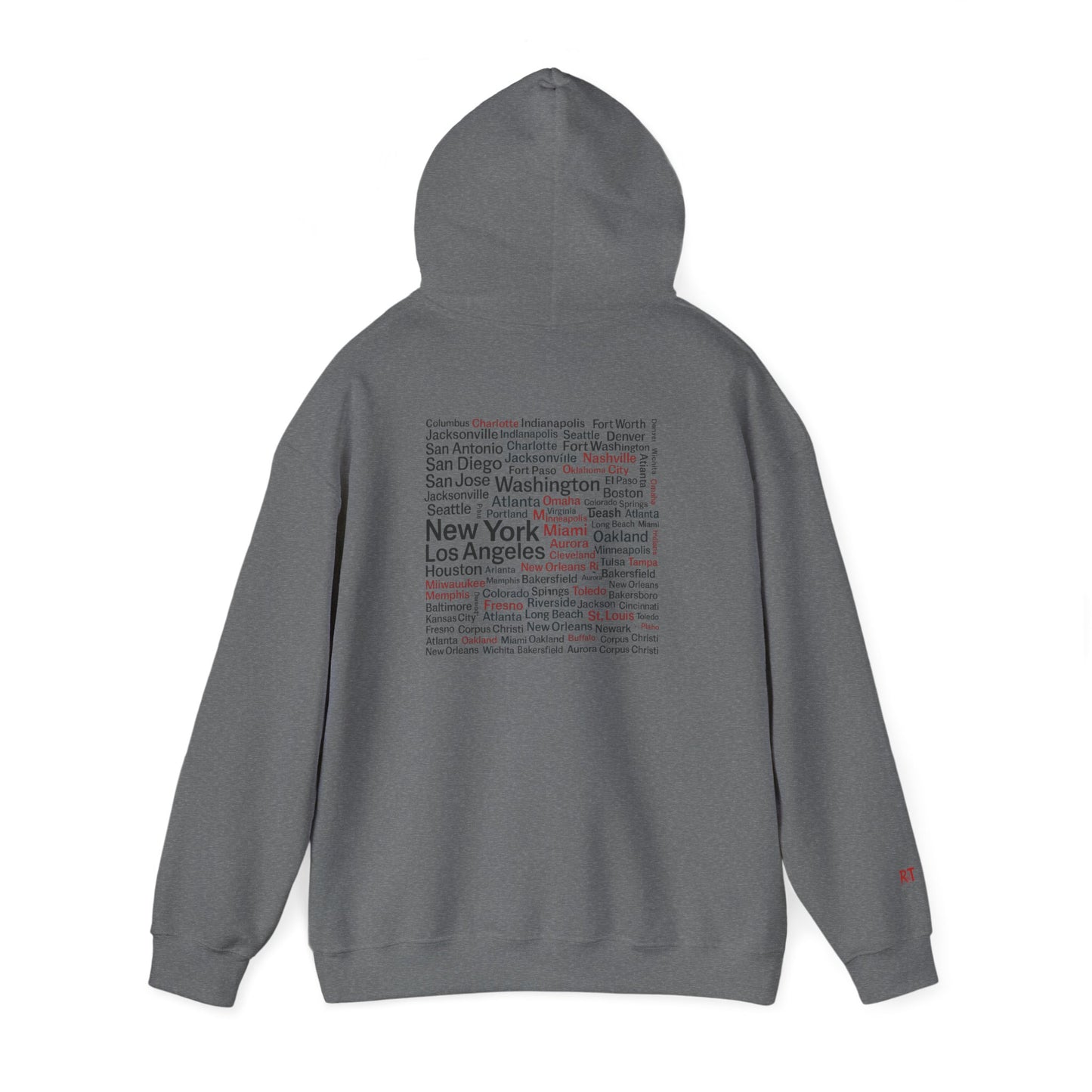 Unisex Hoodie - Rediscover the U.S. - Cozy Travel Apparel for Adventurers, Perfect for Gifts, Casual Wear, Explore America, Travel Memories