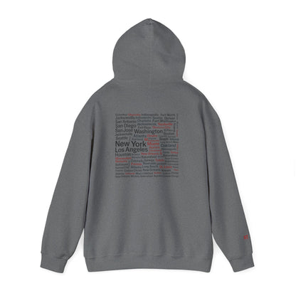 Unisex Hoodie - Rediscover the U.S. - Cozy Travel Apparel for Adventurers, Perfect for Gifts, Casual Wear, Explore America, Travel Memories