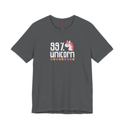 99% Unicorn Tee: Funny, Whimsical Graphic T-Shirt for All Ages