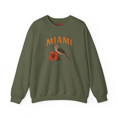 RAVAGE Miami's City Vibe Unisex Crewneck Sweatshirt-Cozy Street Gear