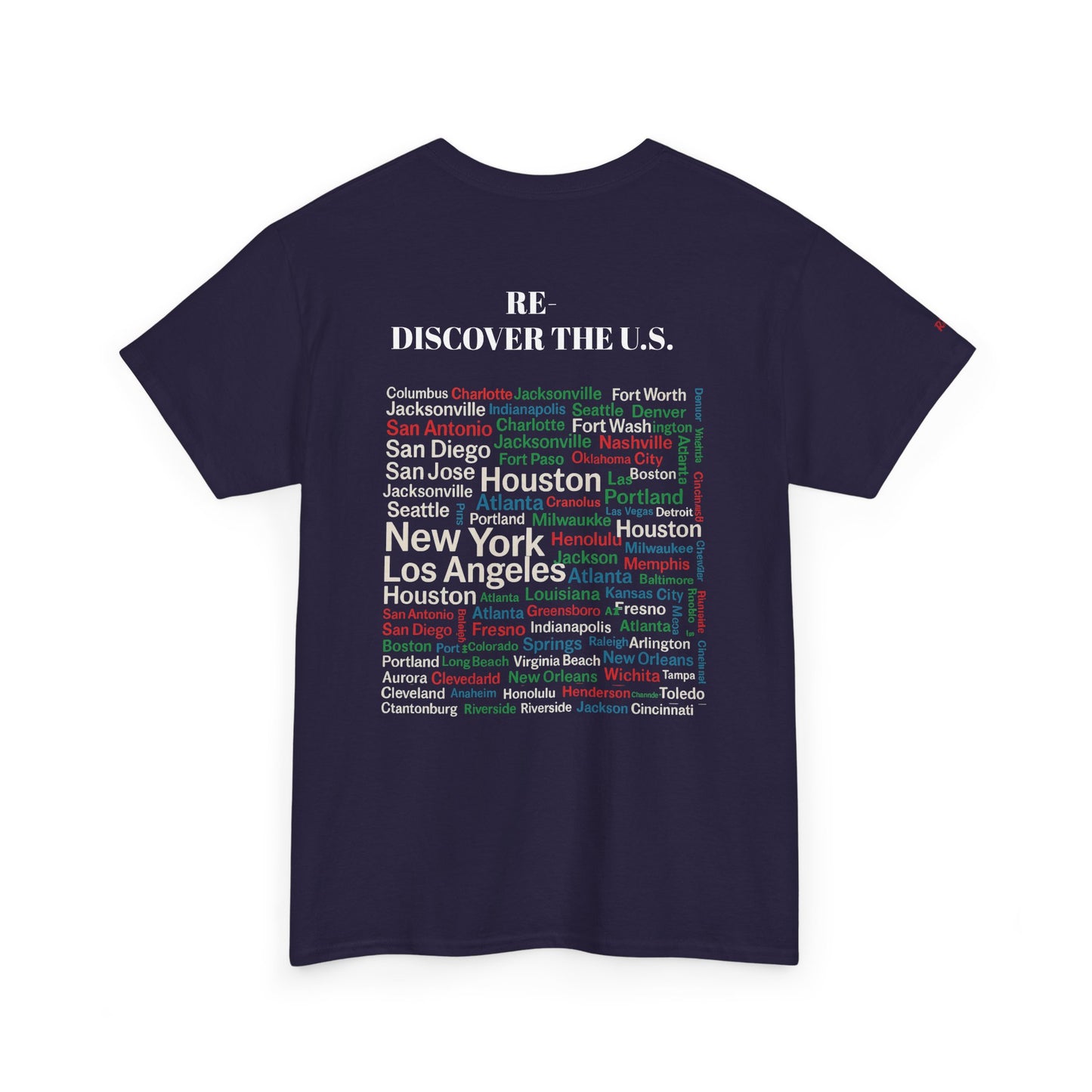 Re-Discover the U.S. Urban Cityscape Tee - Unisex Heavy Cotton Tee