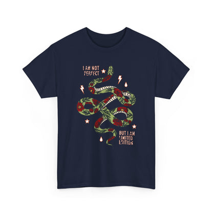 I Am Not Perfect Snake Design Shirt