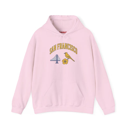 SAN FRANCISCO Unisex Hoodie – Cozy Sweatshirt, Casual Travel Souvenir, Relaxed Streetwear Gift for Nature & City Lovers