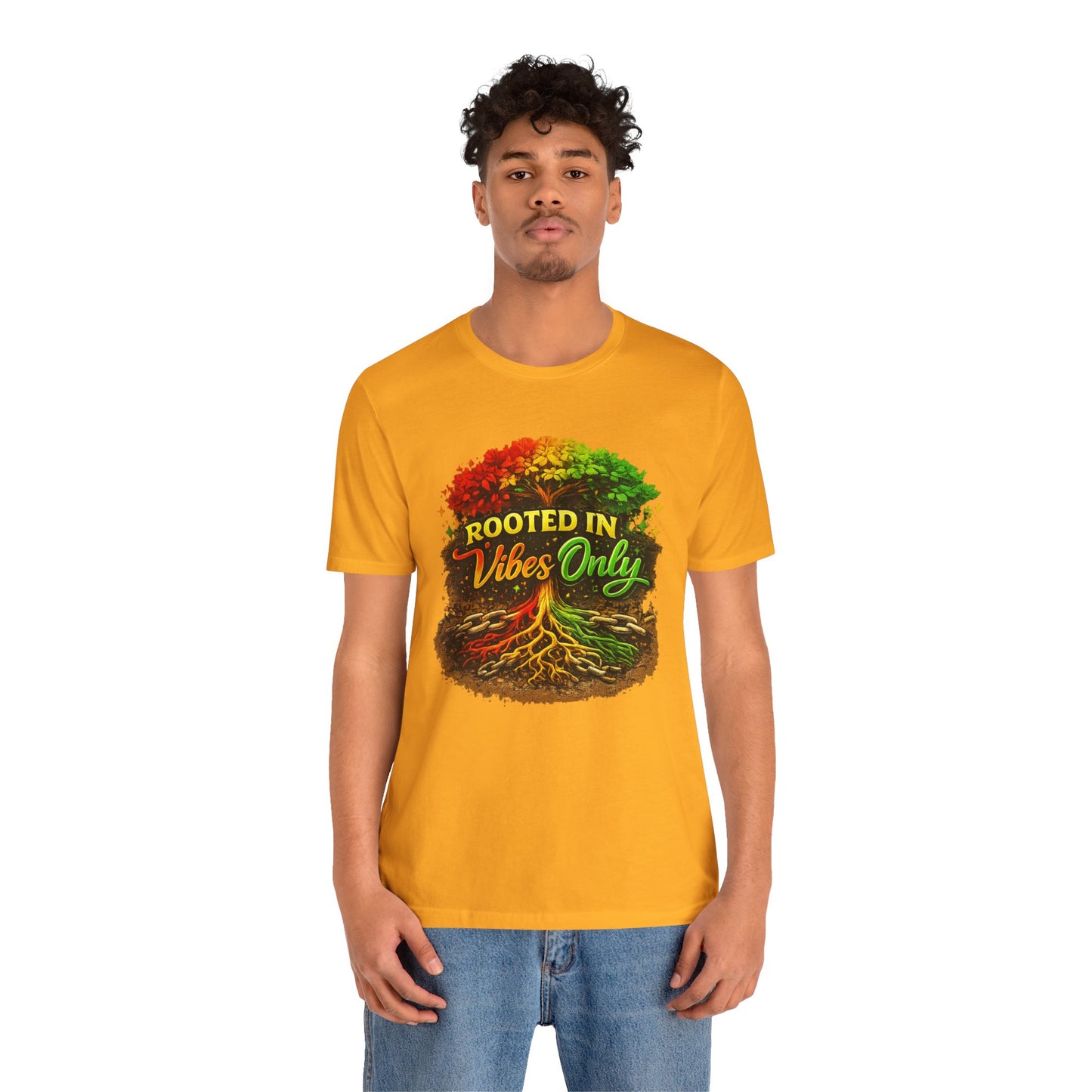 Rooted in Vibes Only Reggae Tee