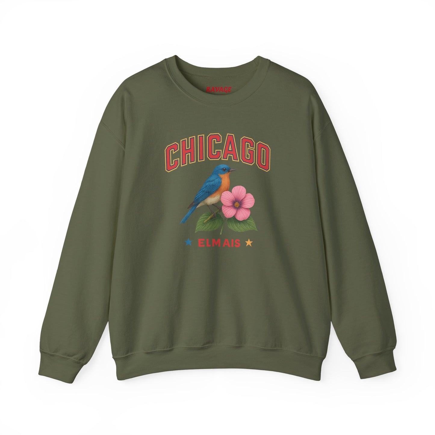 RAVAGE Chicago City Vibe Unisex Crewneck Sweatshirt