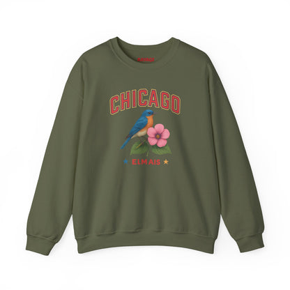 RAVAGE Chicago City Vibe Unisex Crewneck Sweatshirt