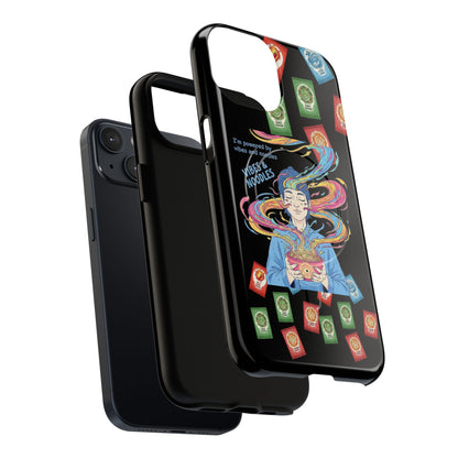 Noodle Lover Phone Case: Vibrant Cute Foodie Magnetic Anime Style
