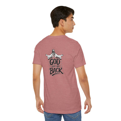 Faith Graphic Tee — 'God Got My Back' Christian T-Shirt