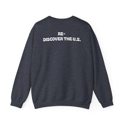 City Map Crewneck Sweatshirt, Cozy Urban Style for Travel Lovers or Travel Enthusiasts
