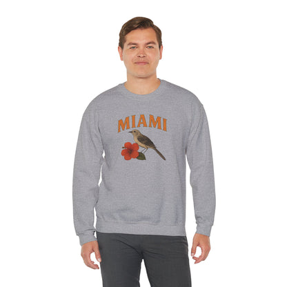 RAVAGE Miami's City Vibe Unisex Crewneck Sweatshirt-Cozy Street Gear