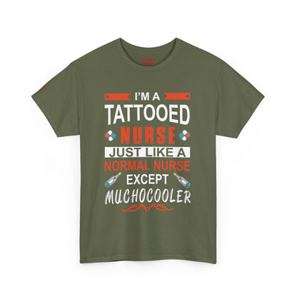Tattooed Nurse Tee - Unisex Cotton Shirt for Nurse Appreciation, Medical Humor Tee, Fun [...]