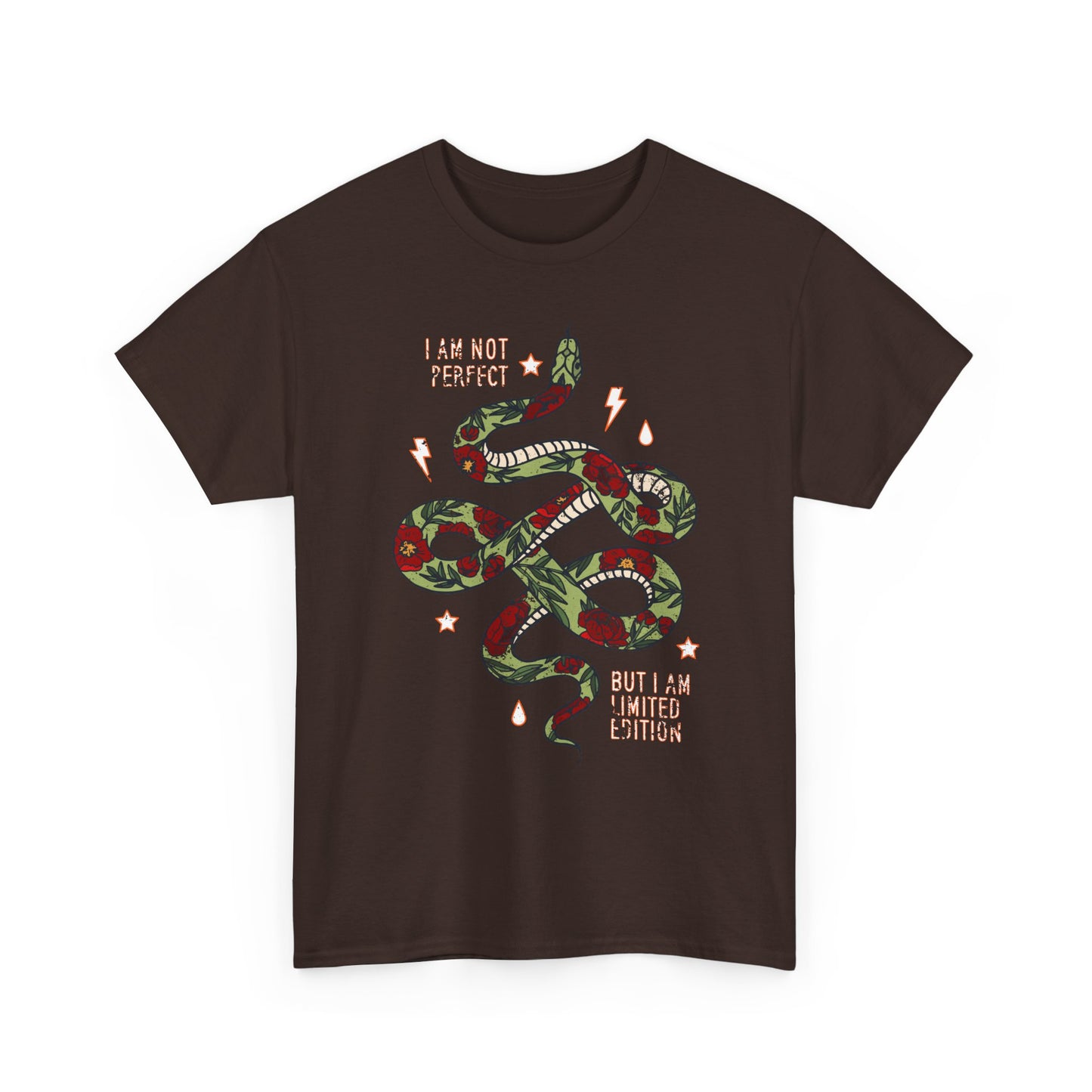I Am Not Perfect Snake Design Shirt