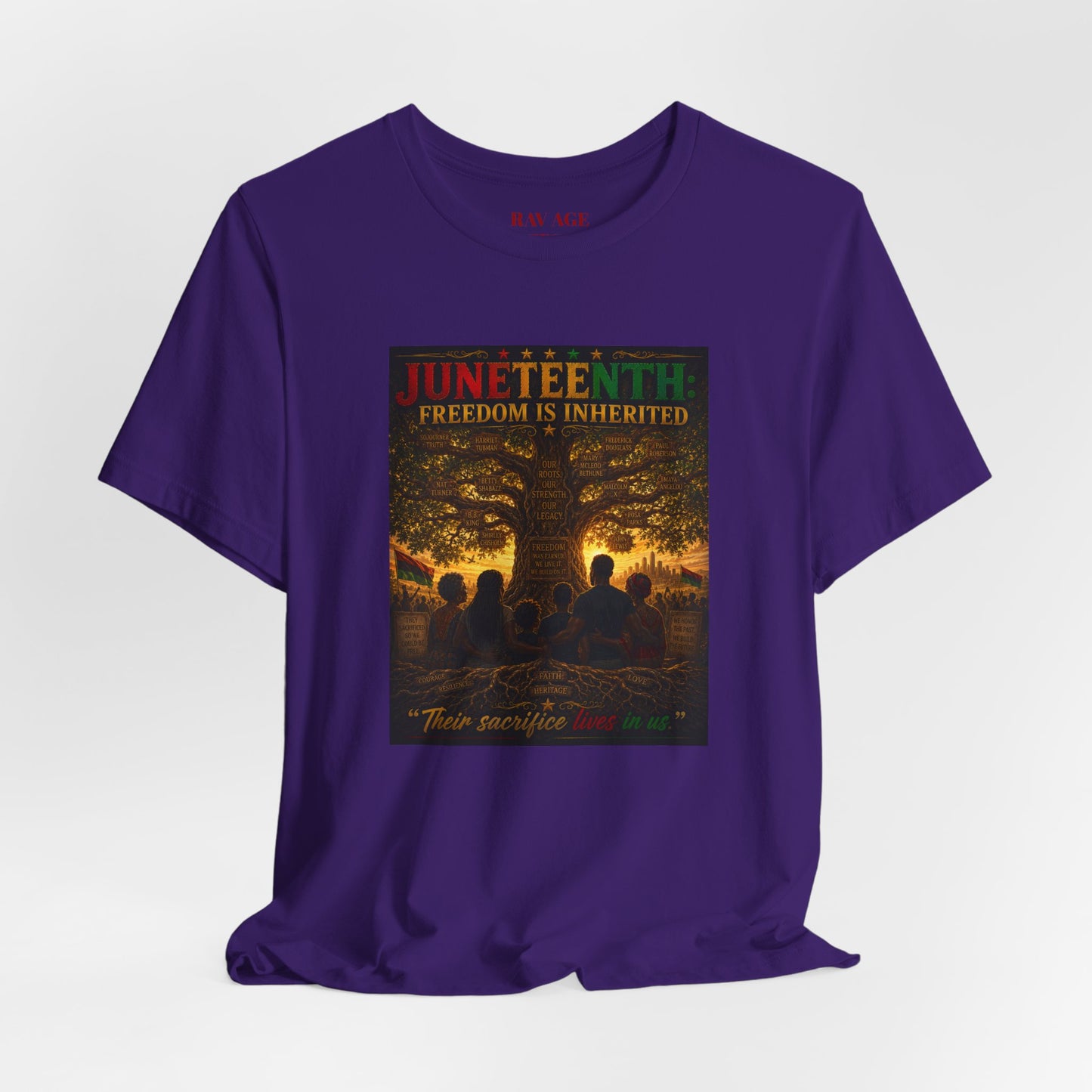 Juneteenth "Freedom Is Inherited" Tee