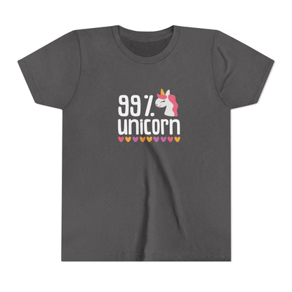 99% Unicorn Youth Tee - Fun & Whimsical Shirt for Kids