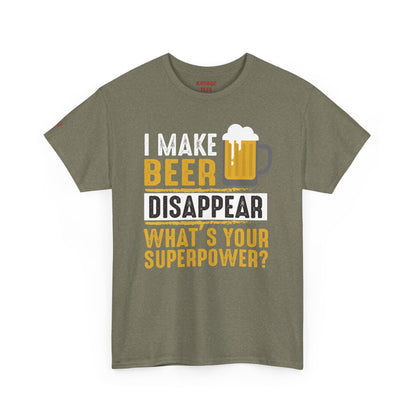 Unisex Beer Superpower Tee | Funny T-Shirt for Beer Lovers