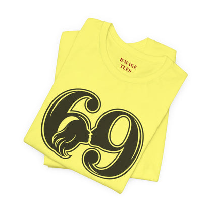 69 Retro Swirl Number Tee