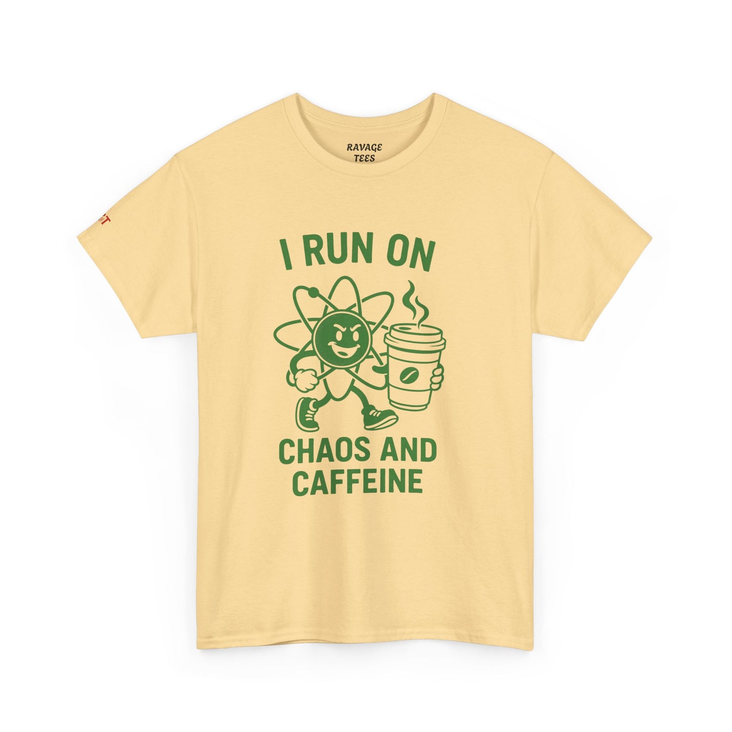 Caffeine Chaos Tee - Fun Unisex Shirt for Coffee Lovers, Casual Wear, Gift for Coffee Enthusiasts, Trendy Graphic T-Shirt, Everyday Style