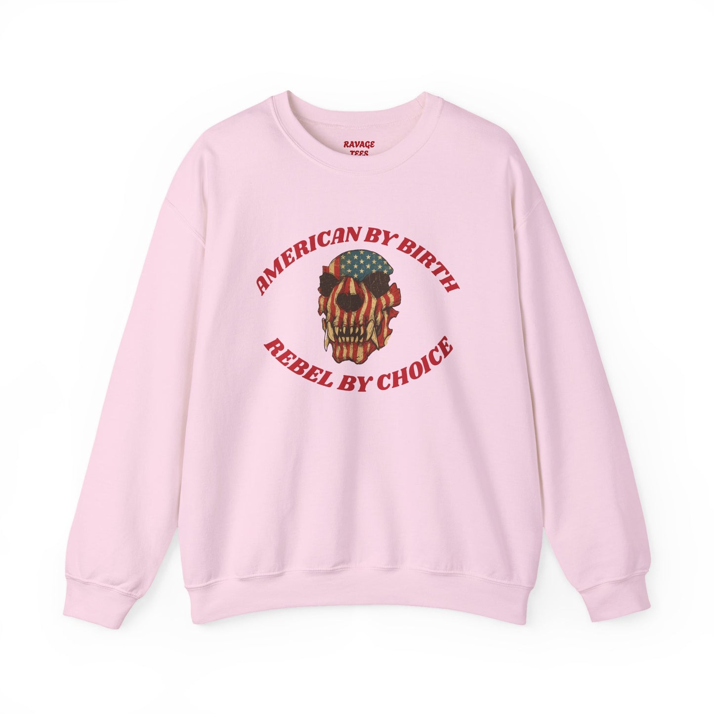 Rebel By Choice Vintage Skull Sweatshirt