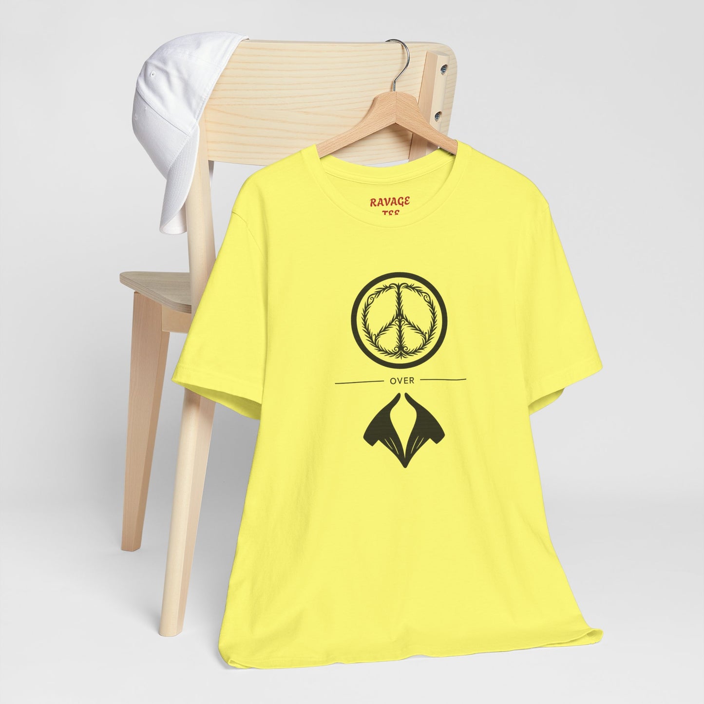 Peace Sign Unisex Jersey Tee, Casual Wear, Gift for Friends, Summer Fashion, Festival Outfit, Eco-Friendly Apparel