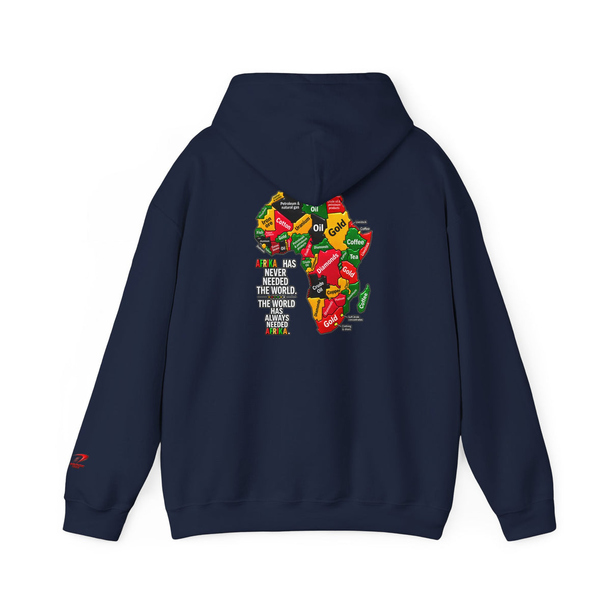 Afrika Map Hoodie – African Pride Pullover Sweatshirt