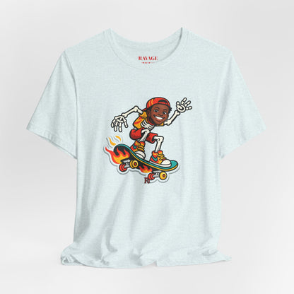 Skateboard Skeleton Tee