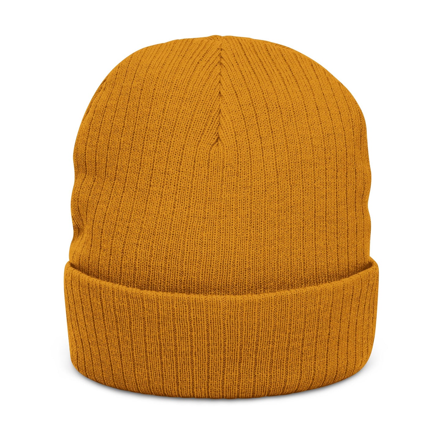 Embroidered Ribbed Beanie — SHUTTIEMAN EST 2001 Knit Hat