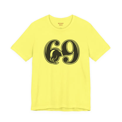 69 Retro Swirl Number Tee