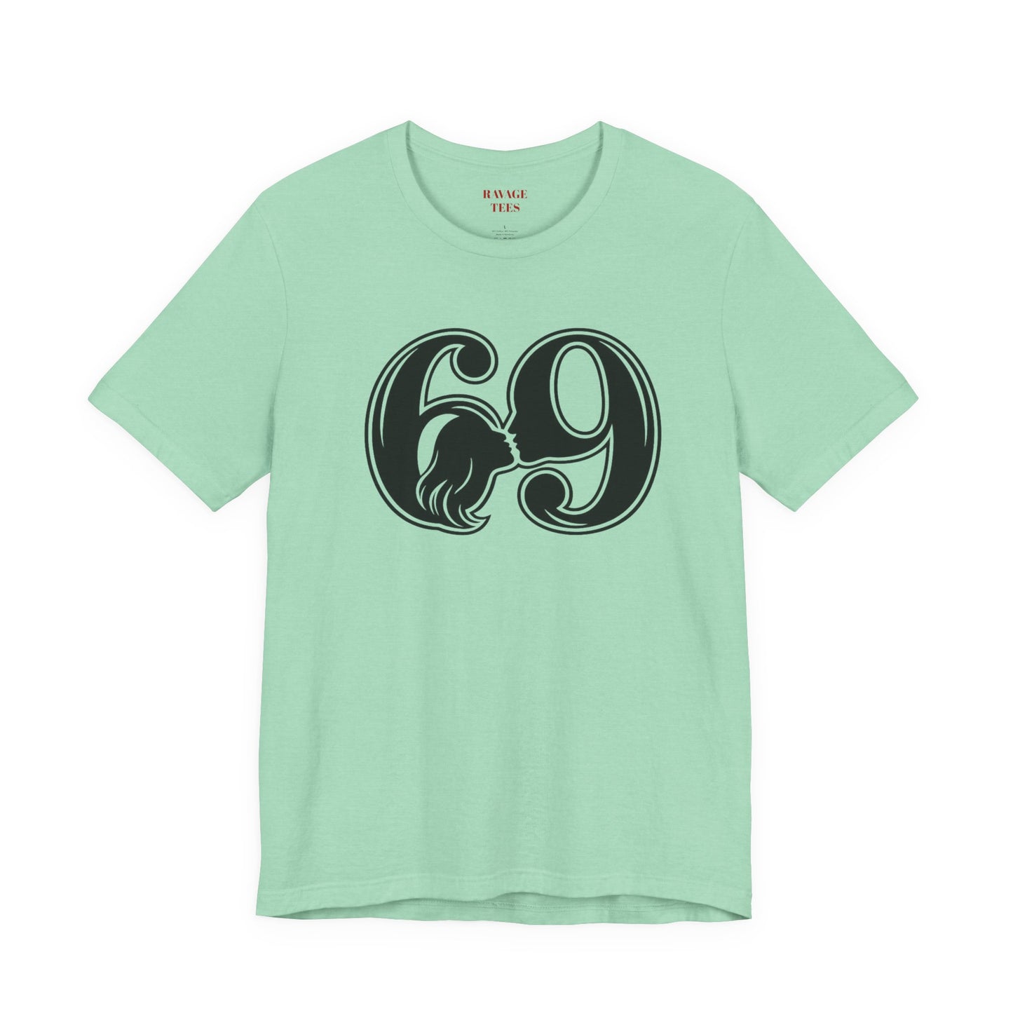69 Retro Swirl Number Tee