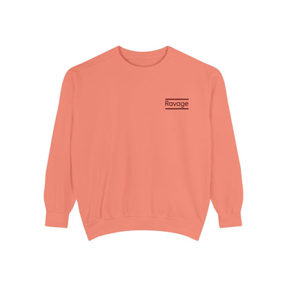 RAVAGE Minimal Logo Sweatshirt — Casual Branded Crewneck