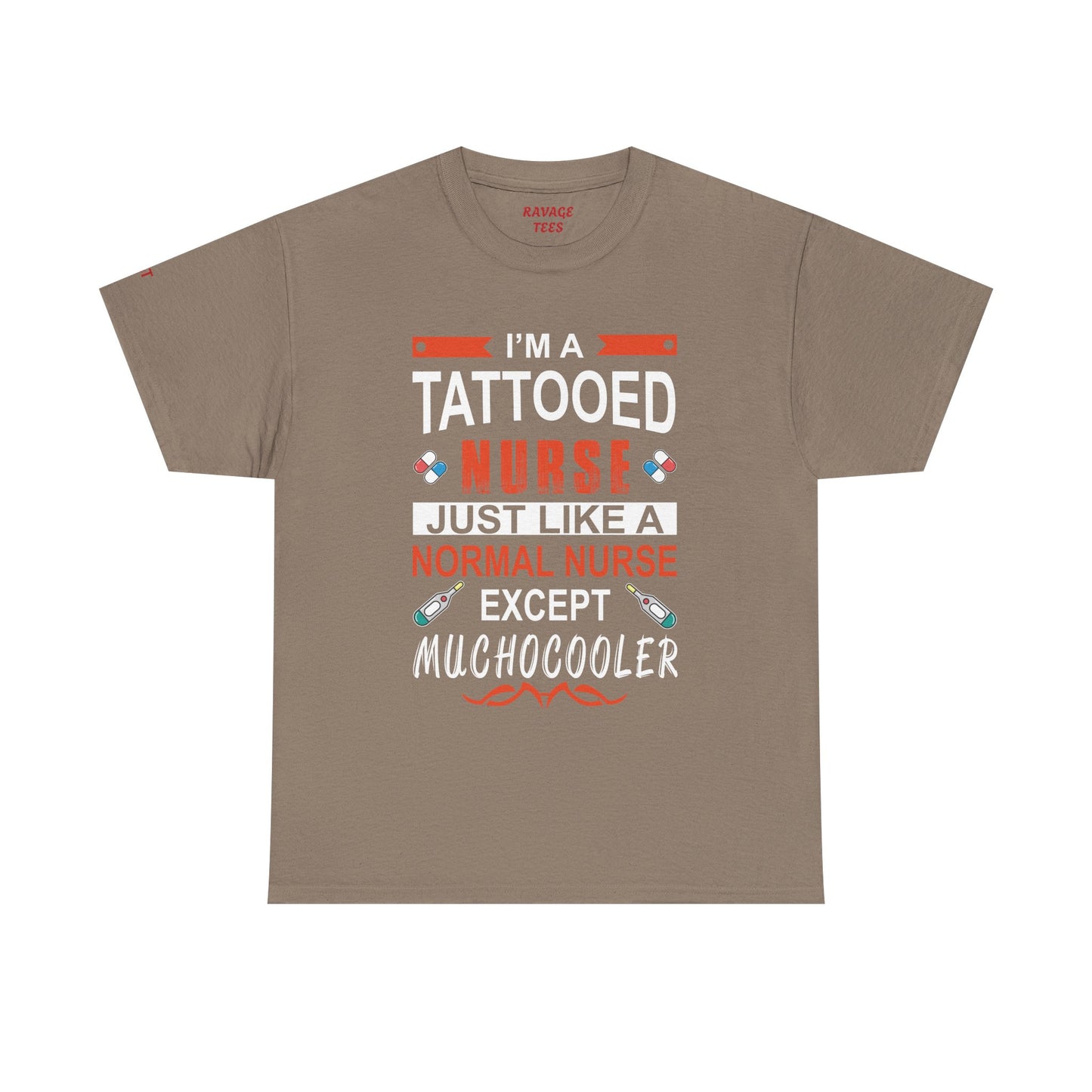 Tattooed Nurse Tee - Unisex Cotton Shirt for Nurse Appreciation, Medical Humor Tee, Fun [...]