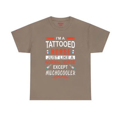Tattooed Nurse Tee - Unisex Cotton Shirt for Nurse Appreciation, Medical Humor Tee, Fun [...]