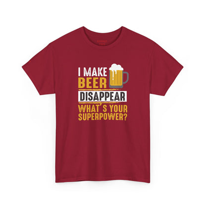 Unisex Beer Superpower Tee | Funny T-Shirt for Beer Lovers
