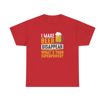 Unisex Beer Superpower Tee | Funny T-Shirt for Beer Lovers