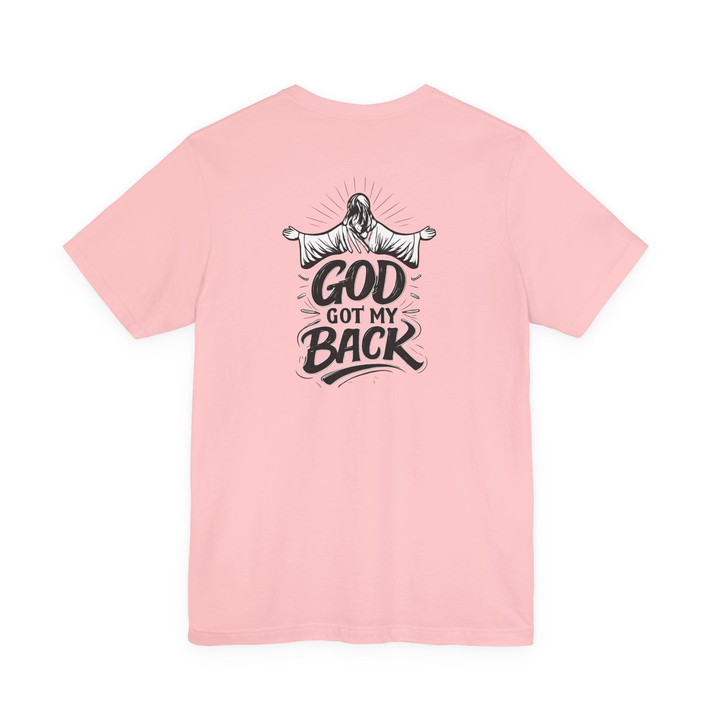Faith Graphic Tee — 'God Got My Back' Christian T-Shirt